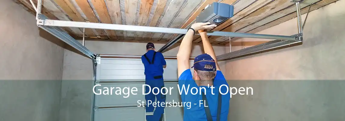 Garage Door Won't Open St Petersburg - FL